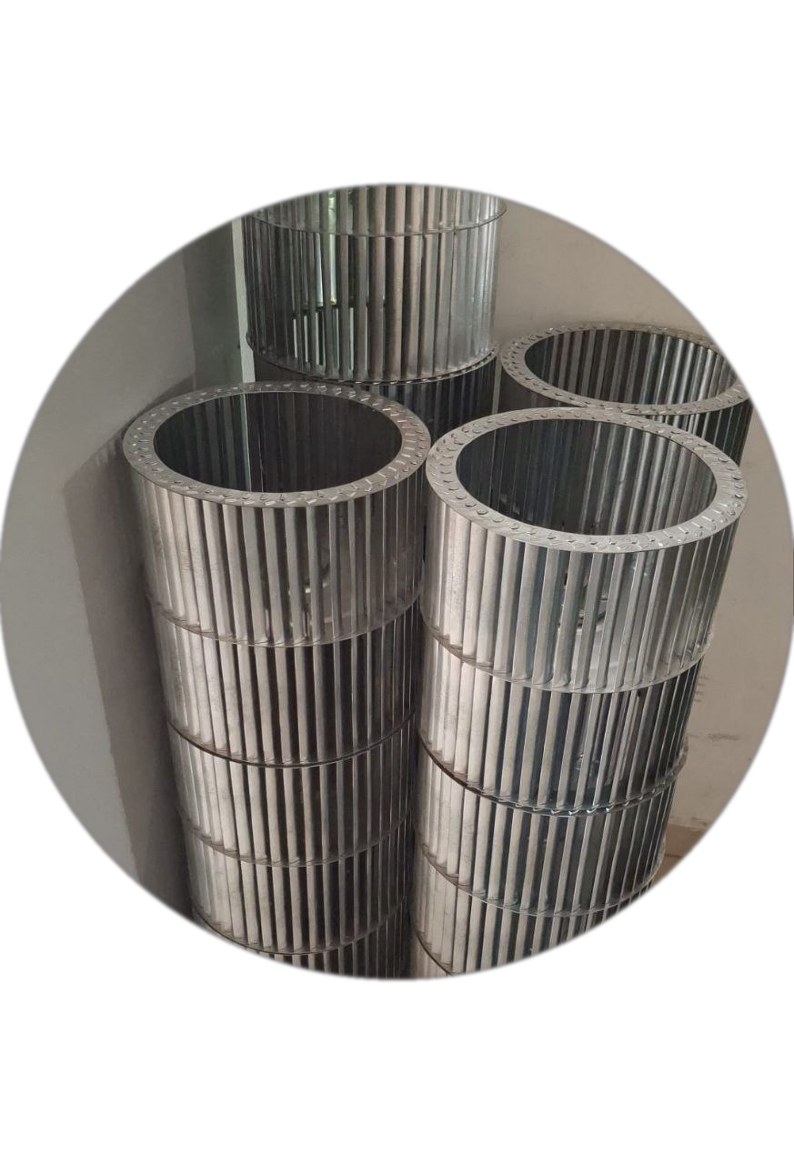 Blower de aluminio fan coil